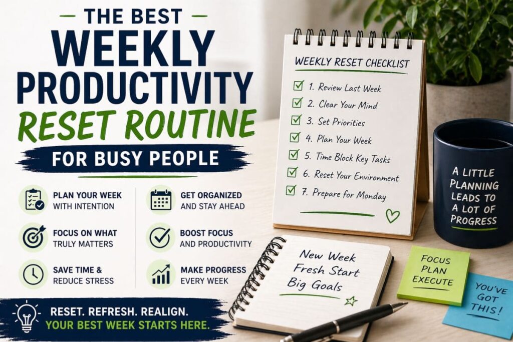weekly productivity reset