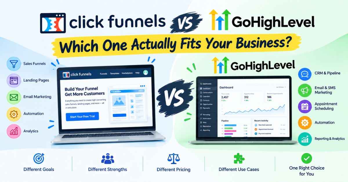 ClickFunnels vs GoHighLevel