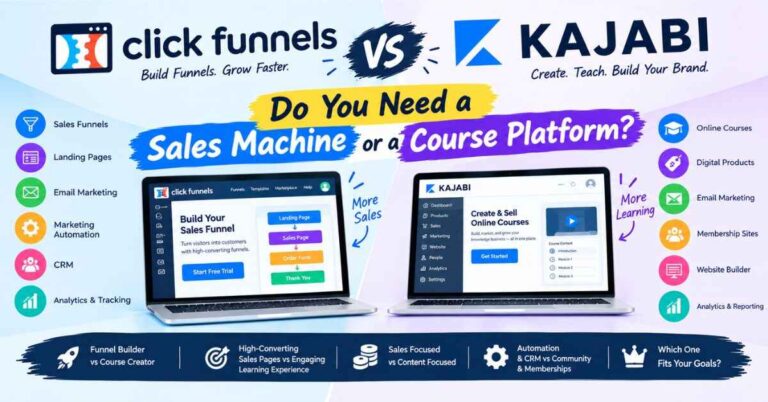 ClickFunnels vs Kajabi