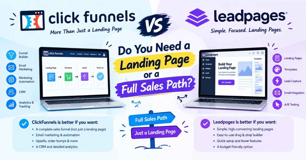 ClickFunnels vs Leadpages