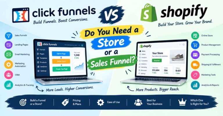 ClickFunnels vs Shopify