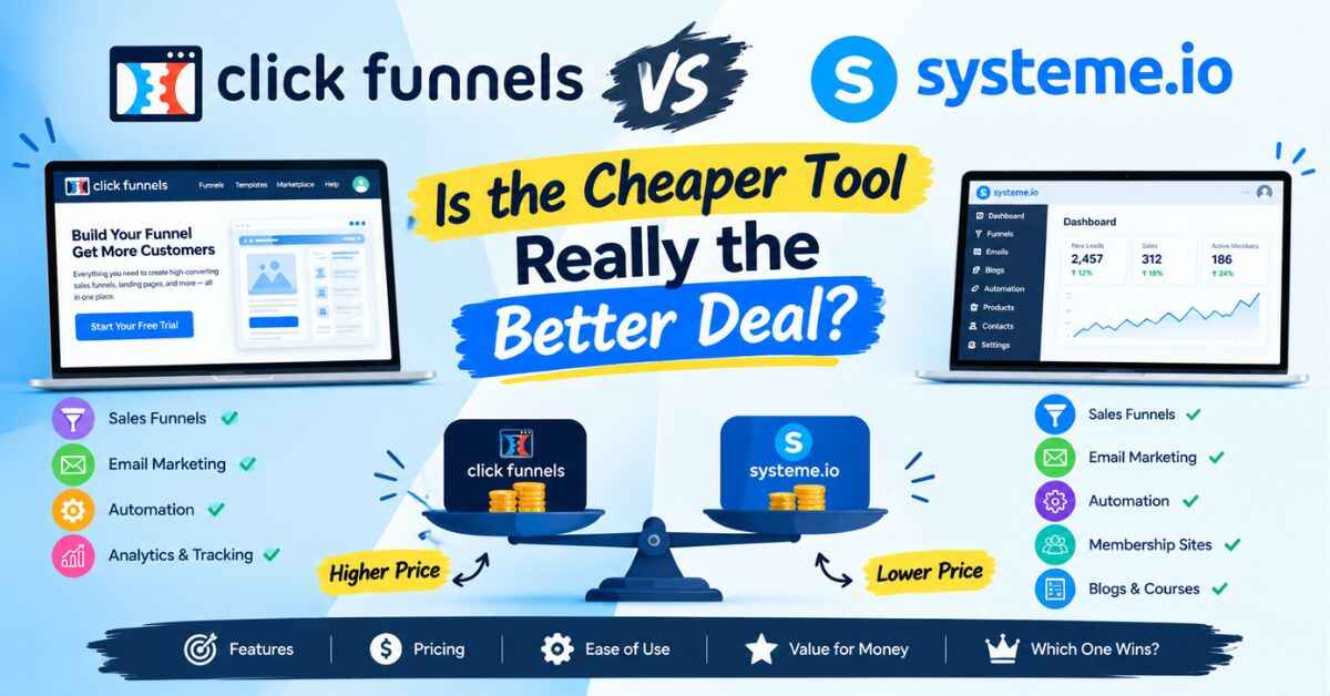 ClickFunnels vs Systeme.io