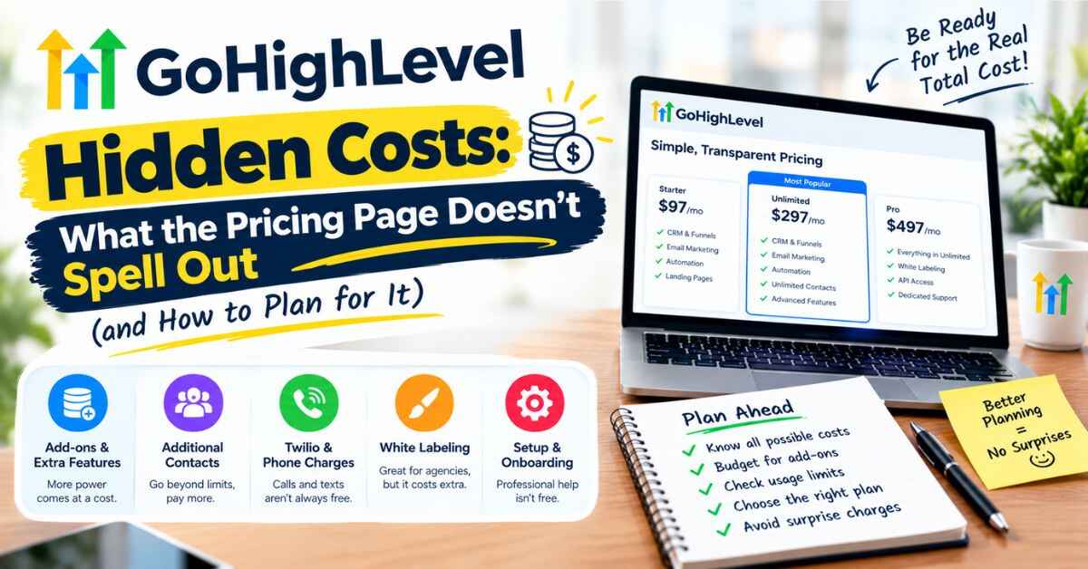 GoHighLevel Hidden Costs